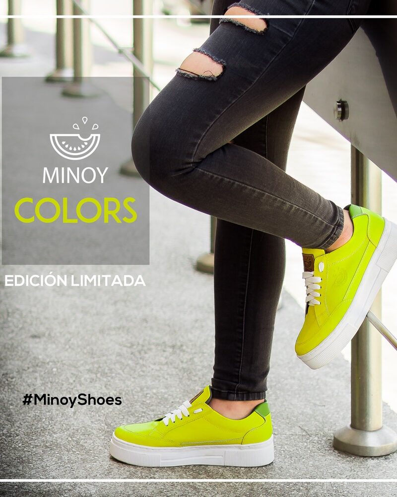 De colores, verde limón